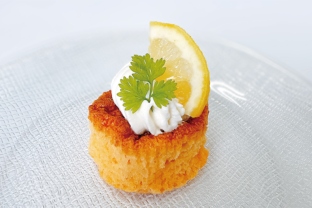 レモンのカップシフォンケーキ